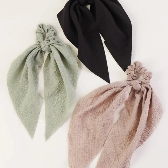 Accessories - 3 Piece Bow Hair Scarf Set